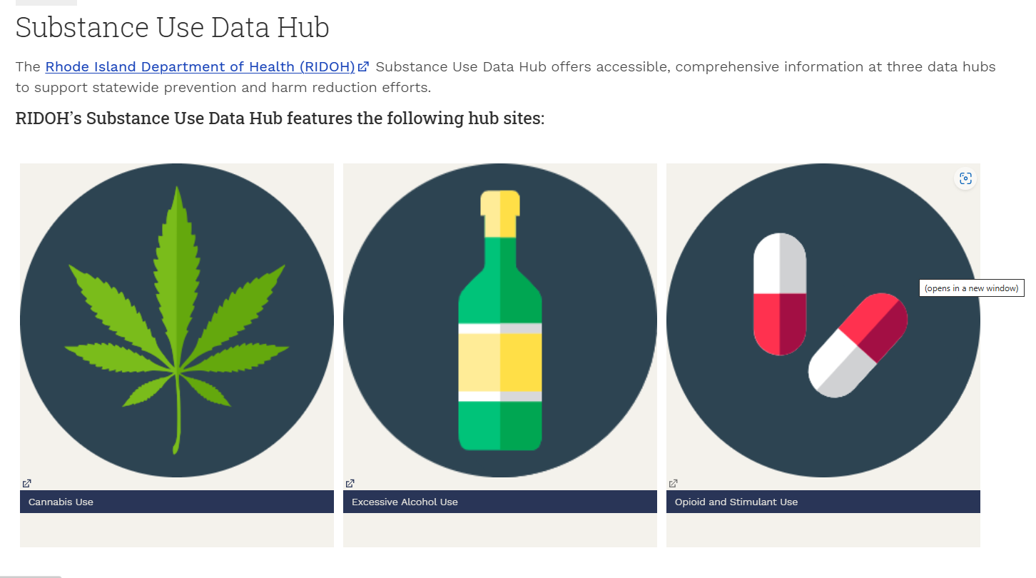 substance use data hub